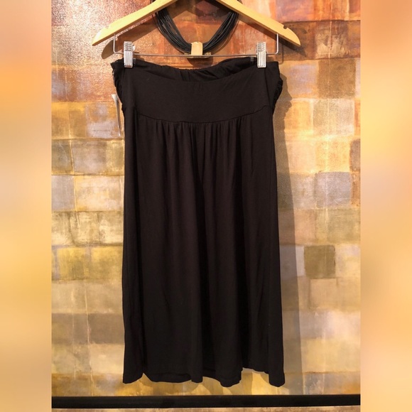 LUSH Black Strapless Bandeau Style Sundress NWT - Picture 2 of 8